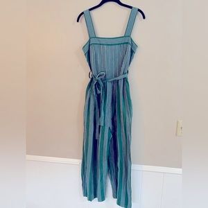 Payal Pratap Calypso Stripe Jumpsuit green size 4